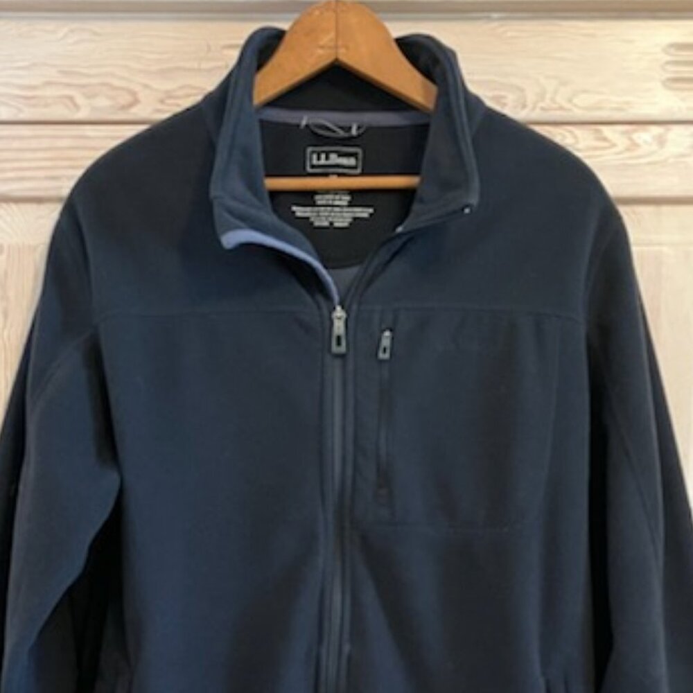 LL Bean Polartec Windbloc Fleece Jacket with Pockets Mens Size Medium Da… - Picture 8 of 13